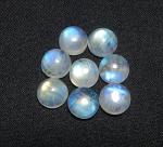 8mm Blue Fire Rainbow Moonstone Loose Gemstones