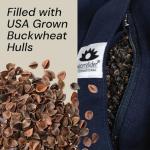Twilight Blue Buckwheat Meditation Cushion