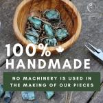 Men's Rainbow Moonstone Necklace on Leather Cord