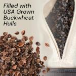 Eclipse Zafu Meditation Cushion with Buckwheat Fill