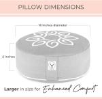 Gayo Round Meditation Cushion for Yoga and Comfort