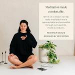 Large Mindful Meditation Cushion for Abundance