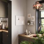 Rustic Linen Bulletin Board for Manifesting Abundance