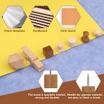 Decorative Wooden Push Pins for Crafts and Bulletin Boards