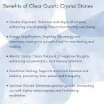 Clear Quartz Raw Crystal for Love and Abundance