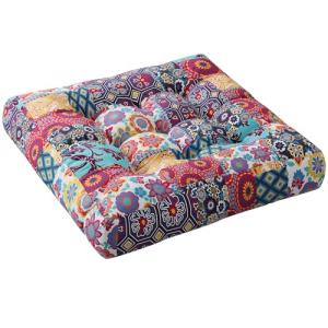 Large Boho Meditation Floor Pillow for Abundance