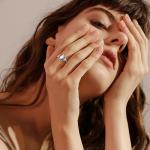 Victorian Style Sterling Silver Moonstone Ring