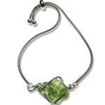 Moldavite Crystal Bracelet for Manifestation and Abundance