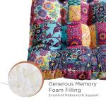 Large Boho Meditation Floor Pillow for Abundance