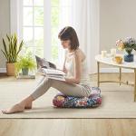 Large Boho Meditation Floor Pillow for Abundance