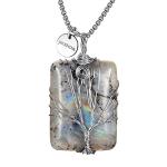 Healing Labradorite Necklace for Manifesting Abundance