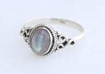 Labradorite Sterling Silver Statement Ring for Women