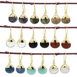 Labradorite Pear Dangle Earrings for Manifesting Abundance