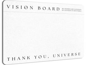 Chic Vision Board for Manifesting Dreams and Goals