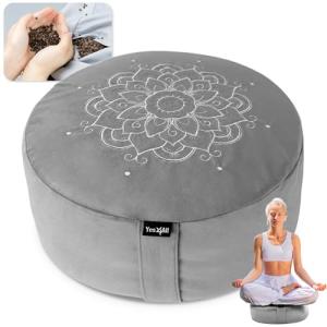 Mandala Pattern Meditation Cushion for Abundance