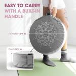 Mandala Pattern Meditation Cushion for Abundance