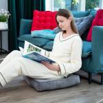 Memory Foam Meditation Floor Pillow Set of 2