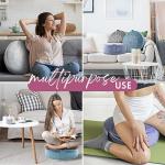 Mandala Pattern Meditation Cushion for Abundance