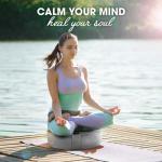 Mandala Pattern Meditation Cushion for Abundance