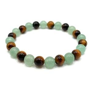 Abundance Bracelet - Green Aventurine & Tiger Eye