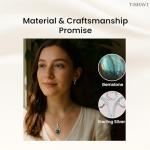 Labradorite Sterling Silver Pendant Necklace for Women