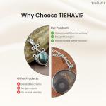 Labradorite Sterling Silver Pendant Necklace for Women