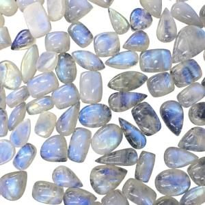 Rainbow Moonstone Cabochons for Jewelry Making