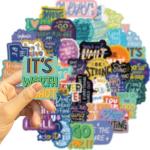 50PC Motivational Stickers for Vision Boards