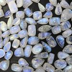 Rainbow Moonstone Cabochons for Jewelry Making
