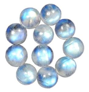 Rainbow Moonstone Gemstones for Manifesting Wealth - 11 pcs