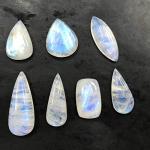 Rainbow Moonstone Cabochons for Jewelry Making