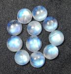 Rainbow Moonstone Gemstones for Manifesting Wealth - 11 pcs