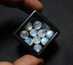 Rainbow Moonstone Gemstones for Manifesting Wealth - 11 pcs
