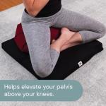 Desert Sunset Buckwheat Meditation Cushion for Abundance