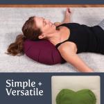 Desert Sunset Buckwheat Meditation Cushion for Abundance