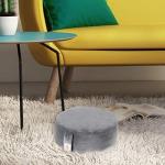 Soft Round Velvet Meditation Pillow for Abundance