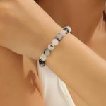 Black Rutile Tourmaline Quartz Manifestation Bracelet