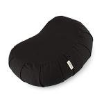 Crescent Zafu Meditation Cushion in Zen Black