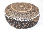 Round Hippie Mandala Floor Cushion for Meditation
