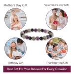 Labradorite Amethyst Protection Bracelet - Triple Stone