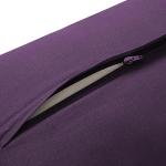 Organic Cotton Meditation Cushion for Abundance - Purple