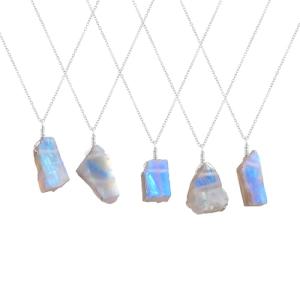 Handmade Moonstone Pendant Necklace for Abundance