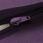 Organic Cotton Meditation Cushion for Abundance - Purple