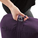 Organic Cotton Meditation Cushion for Abundance - Purple