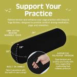Supportive Yoga Bolster and Meditation Cushion