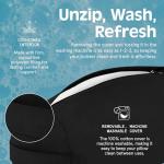 Supportive Yoga Bolster and Meditation Cushion