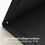 Stylish Felt Vision Board with Pushpins - Black