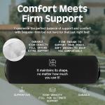Supportive Yoga Bolster and Meditation Cushion