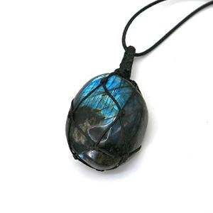 Dragons Heart Labradorite Healing Stone Necklace