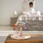 Chakra Crystal Tree and Buddha Statue Set